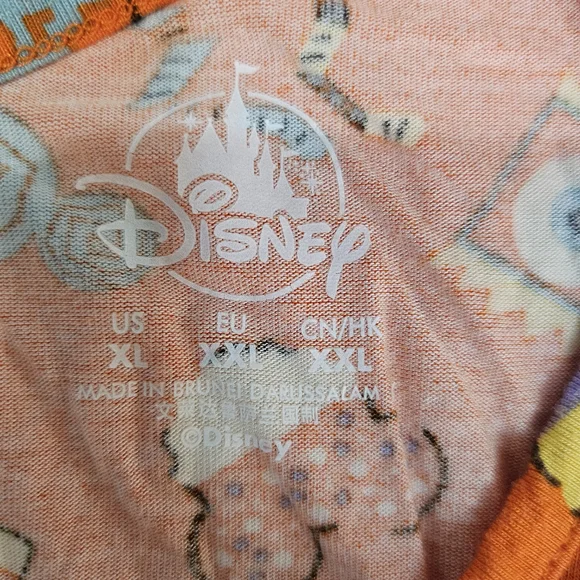 Disney Orange Halloween High Low Tee - Picture 5 of 7